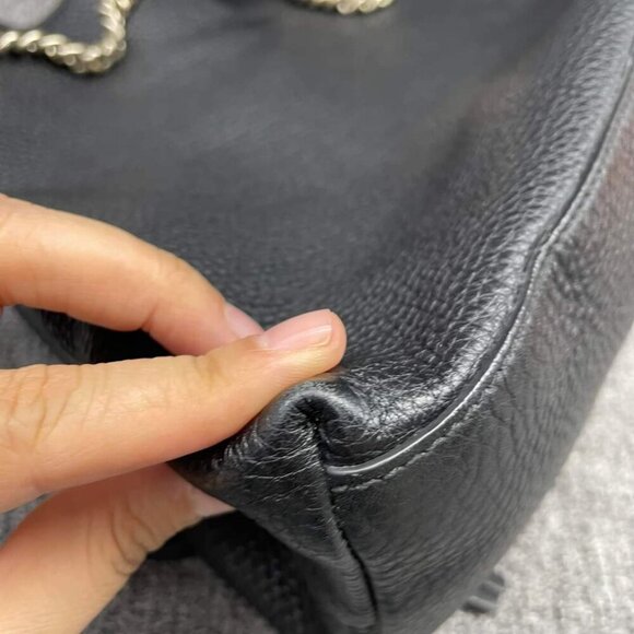 100% Authentic Gucci GG Soho on Chain Shoulder Bag - Picture 6 of 14